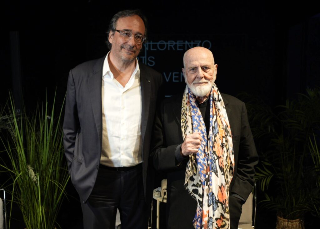Massimo Perotti e Michelangelo Pistoletto