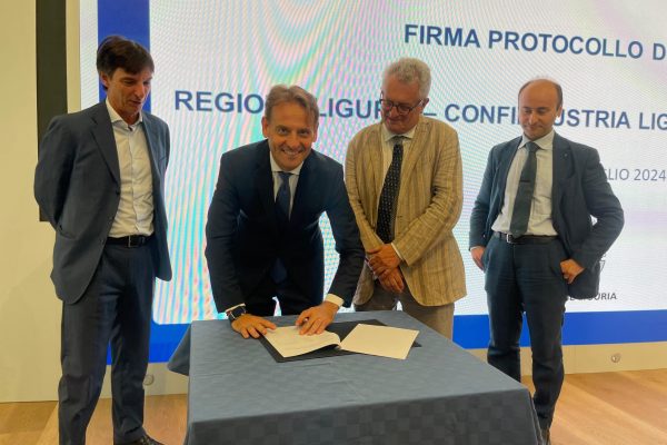 Firma protocollo Regione, Confindustria Federmanager